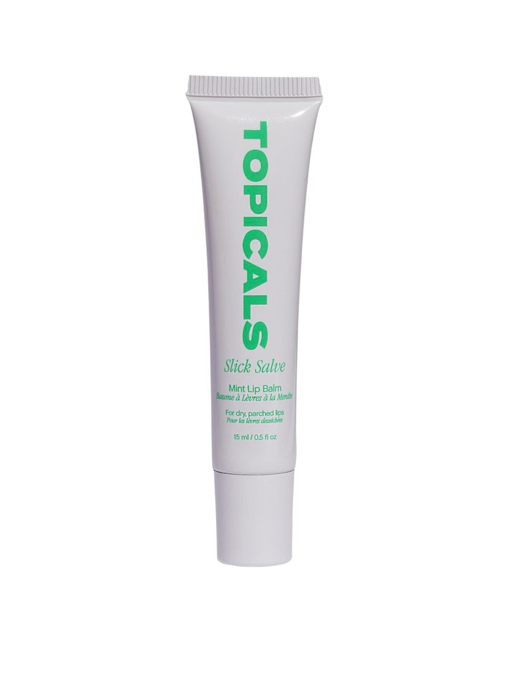 Slick Salve Mint Lip Balm — White/Green